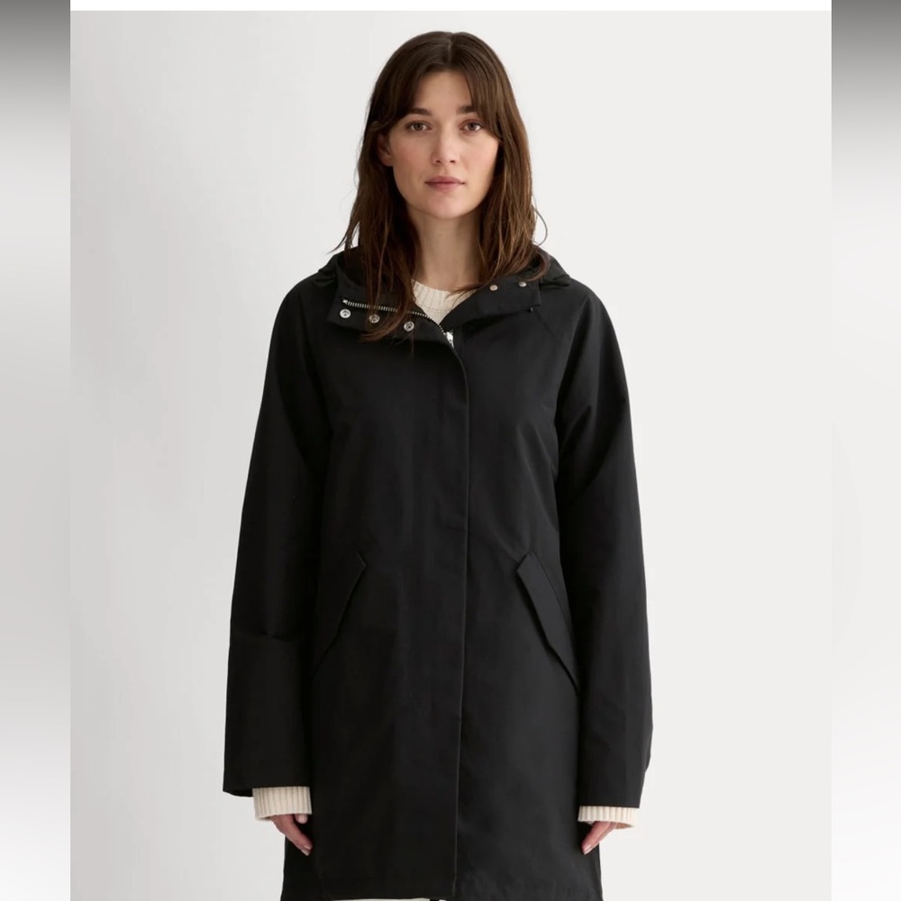 Everlane The Anorak coat/rain jacket navy